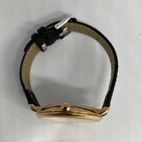 Fossil ES3707 Women's Black Leather Rose Analog Dial Quartz Wrist Watch KS520 - Picture 8 of 12